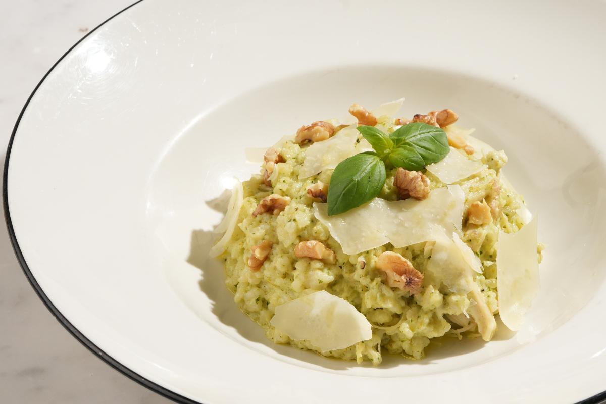 Risotto+Pollo+é+Pesto